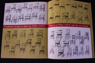 VINTAGE 1949 TELL CITY CHAIR COMPANY 