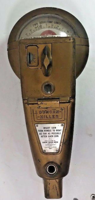 Vintage Duncan Miller 1c 5c Parking Meter - Great