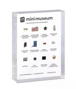 Mini Museum 3 3rd Limited Edition - Small - 12 Specimens - Hans Fex Kickstarter
