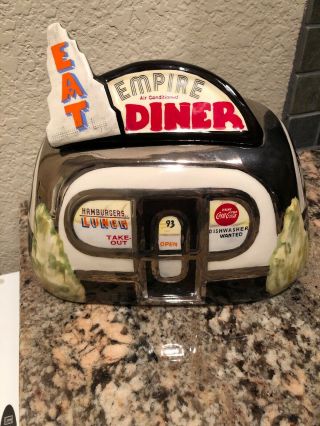 Empire Diner Cookie Jar - Henry Cavanagh - 1994 170 Of 200 Made