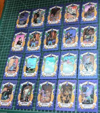 Harry Potter 1st & 2nd Series Full Set 31 Uk Chocolate Frog Cards