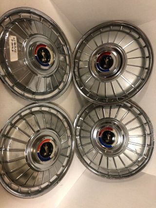 1962 Ford Galaxie Wheel 14 " Covers / Set 63 64 65 66