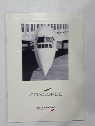 British Airways Concorde Information Booklet