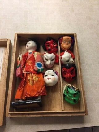 Japanese Mask Dance Doll