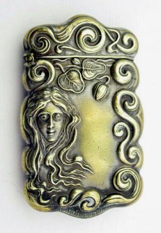 American Art Nouveau Vesta Case / Match Safe
