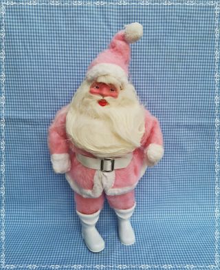 Vintage Harold Gale Pink Santa Claus