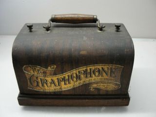 Antique Columbia The Graphophone Type Q Phonograph Player