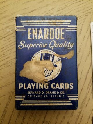 Vintage Marked Trick Deck Playing Cards Enardoe Arrco Drane Chicago Magician C