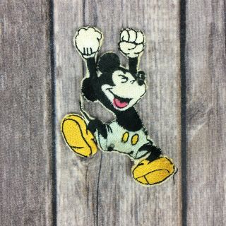 Vintage Embroidered Patch Mickey Mouse Disney Disney World Disneyland 60s 70s