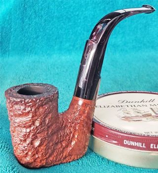 Early Caminetto Business Large Full Bent Oom Paul Italian Estate Pipe