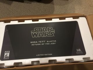 Master Replicas Star Wars Return Of The Jedi Boba Fett Blaster Movie Prop 1/1 5