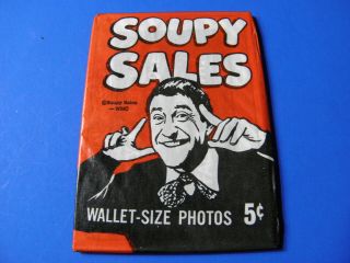 1965 Topps Soupy Sales Wax Pack