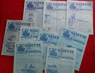 Ctc Gazette 9 Issues Ww2 Period 1943 - 1945 Advertisements Home Front