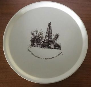 Decorative Nellie Johnstone No.  1 Oil Well Bartlesville Ok Food Tray Camtray