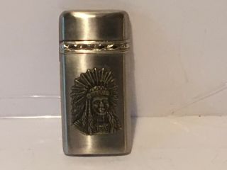 Vintage Native American Indian Chief Lighter