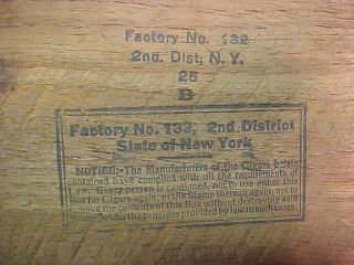 1920 CORONA TYPEWRITER Co Wood CIGAR BOX Christmas GIFT to CUSTOMERS Employees 5