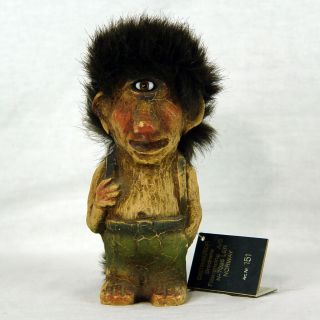 Nyform Trygve Torgersen Hand Carved Young Cyclops Troll Figurine 151 Norway