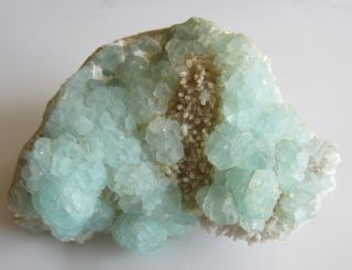 Large Green Flourite Crystal Cluster