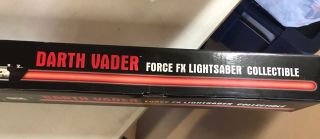 Star Wars Darth Vader Force FX Lightsaber Master Replicas Never open box 2