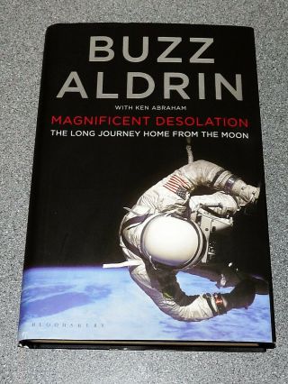 Magnificent Desolation - Buzz Aldrin - 1st Ed 2009 Signed - Moon - Apollo Rare