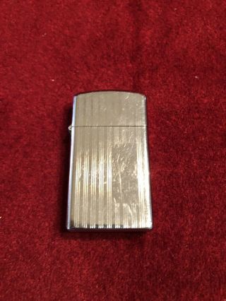 Vintage (5 Barrel - 16 Hole) Made In Zippo,  Usa Slim Silver Cigarette Lighter
