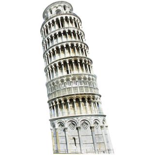 Leaning Tower Of Pisa Italian Landmark Cardboard Cutout Standup Standee Poster