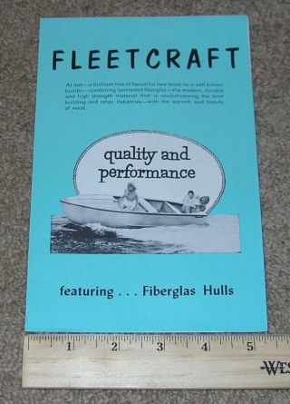 Vintage Fleetcraft 14 