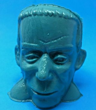 Mold A Rama Frankenstein Bust Moldville Version In Turquoise (m8)
