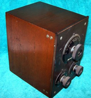 1921 Westinghouse / RCA Type RA Tuner in VG Cond / / it ' s 98 Years Old 7