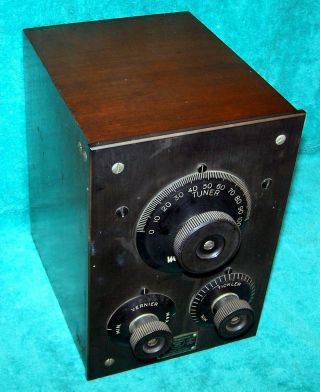 1921 Westinghouse / RCA Type RA Tuner in VG Cond / / it ' s 98 Years Old 8