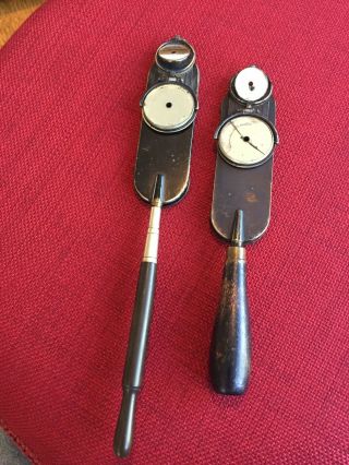 Two Antique Morton ophthalmoscopes - Medical Ophthalmic Optical Equipment 4