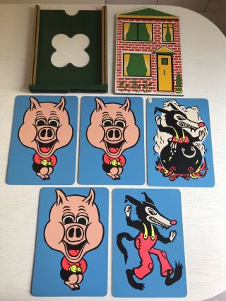 ‘THREE LITTLE PIGS’ BY JACK HUGHES / SUPREME MAGIC RARE CONJURING MAGICIAN PROP 2