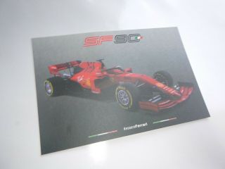 Ferrari Sf90.  Ferrari Card /postcard 2nd Print