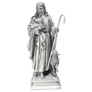 Jesus The Good Shepherd Large Design Toscano 28 " Sculpture Garden Statue