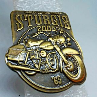 Harley Davidson Owners Group Hog H.  O.  G.  Rally Sturgis 2005 Vest Lapel Jacket Pin