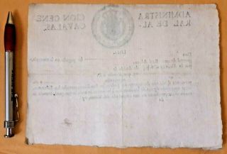 SPAIN Peru slavery document spanish royal custom slave import tax receipt 1780 2