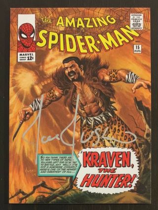 2016 Marvel Masterpieces Kraven What If Silver Autograph Card 21 Spider - Man
