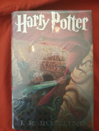 Harry Potter And The Chamber Of Secrets 1st Printing 1st Edition With Dust Cover