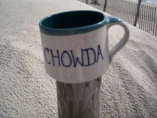 Long Beach Island " Chowda " Mug - Great Bay Pottery
