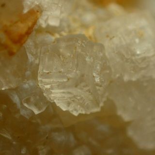 Melanophlogite Glassy - Clear Cubic Crystals Rare Korozluky,  Czech Republic