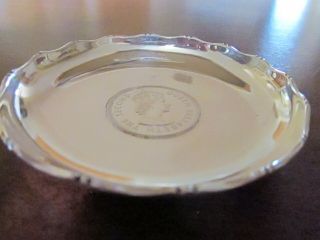 Chinese Sterling Silver Dish. 2