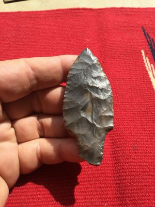 Indian Artifacts / Fine Kentucky Adena Point / Authentic Arrowheads