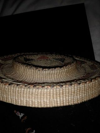 Northwest Coast Native American Tlingit rattle - top covered basket ex.  Skinner 9