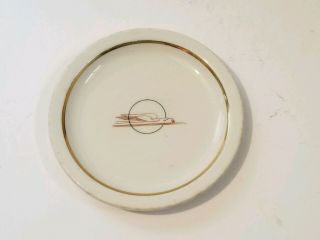 Up Union Pacific Railroad China Dining Car Plate