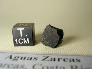 Meteorite Aguas Zarcas,  Rare Cm2,  Fragment 0,  91 G,  Fall 2019 Costa Rica