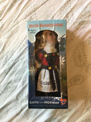 Norsk Bunadsdukke Norwegian Doll (gifts From Norway)