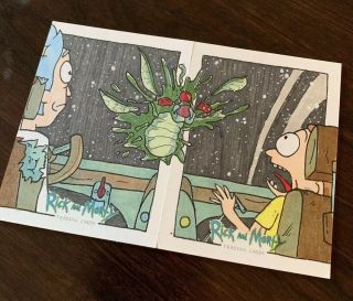 Rick And Morty Sketch Card Art Cryptozoic Puzzle Set By B.  Done Artist Blevins