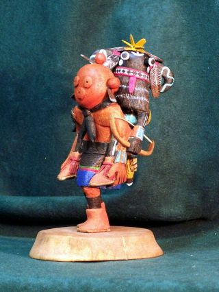 Hopi Kachina Doll - Tuhavi,  The Paralyzed Kachina,  And Koyemsi - Wonderful