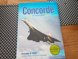 2009 Concorde In Pictures Booklet,  6 Postcards Prints A5 Size Rare