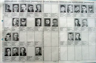 German Red Cross Lists Of Missing War Criminals - Ss Einsatzkommando 5 7 & 9